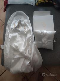 Cuscino fedi+ vestaglia matrimonio