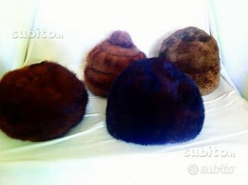 Cappellini vintage visone e castorino