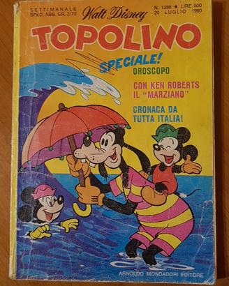 Topolino libretto Disney n.1286 del 20 Luglio 1980