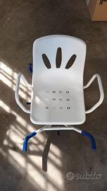 Sedia girevole da vasca per lavare anziani