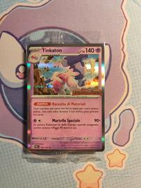 Carta pokemon Tinkaton 105/193 italiana paldea nm