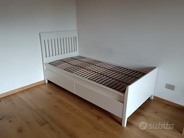 Letto Singolo ikea idanas bianco