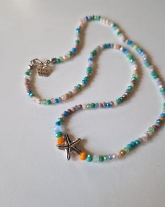Collana da uomo di cristalli