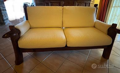 Divano e poltrone legno massello