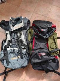 zaini trekking 65 Lt