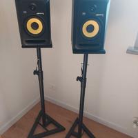 Set di supporti per Monitor regolabili in altezza