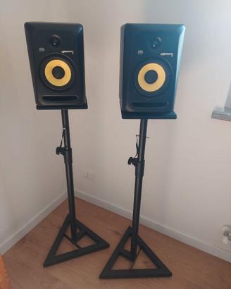 Set di supporti per Monitor regolabili in altezza