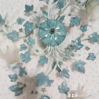 lampadario ferro battuto quattro luci grandi più l