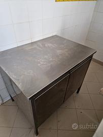 2 banchi acciaio inox
