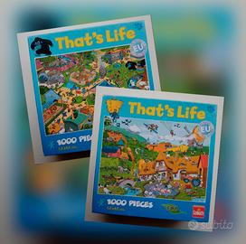 puzzle That's Life Goliath ,2 scatole da 1000 pezz