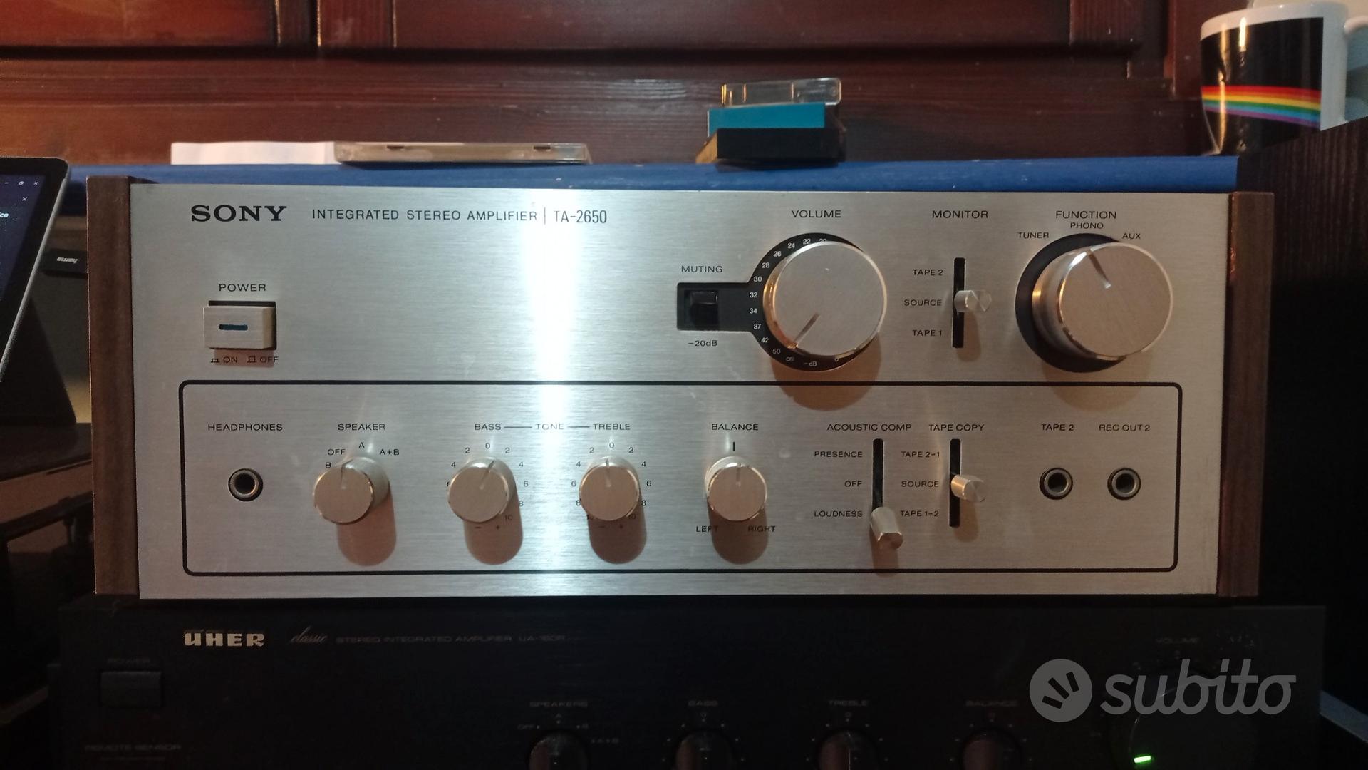 amplificatore sony ta - 2650 43watt - Audio/Video In vendita