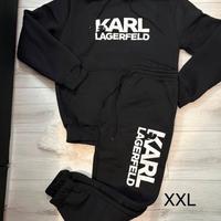 Felpa termica nera Karl Lagerfeld