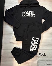 Felpa termica nera Karl Lagerfeld