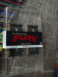 sodimm Ddr5 fury 5600 MT/s 2x16 gb