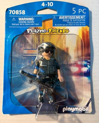 Playmobil Poliziotto forze speciali 70858 7 cm