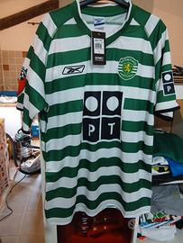 T-shirt Sporting Lisbona Reebok taglia L