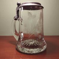 Antico Boccale da Birra in Cristallo 