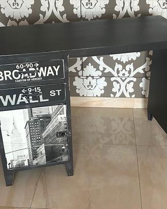 SCRIVANIA  STILE INDUSTRIAL
