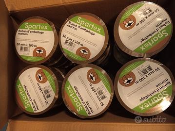 NASTRO ADESIVO MARRONE SPARTEX 