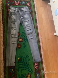 jeans grigi skinny