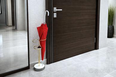 Elegante portaombrelli Metallo e ottone Bauhaus 50