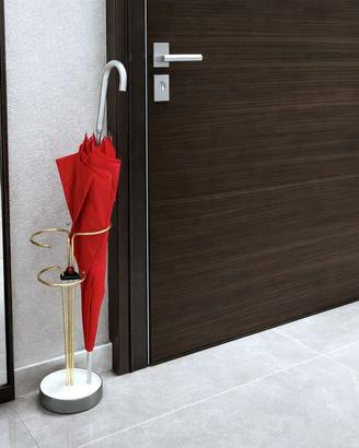 Elegante portaombrelli Metallo e ottone Bauhaus 50