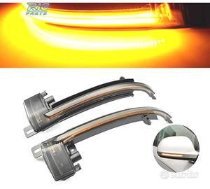 FRECCIE SPECCHIO PER AUDI A3 A4 A5 A6 Q3 LED NERO 