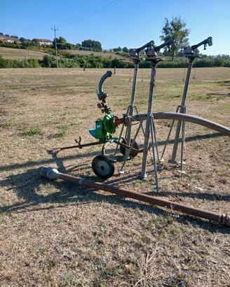Pompa Rovatti con pescatore da 80 e 3 irrigatori.