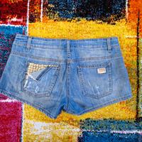 Shorts in denim,jeans con applicazioni,Mangano,T29