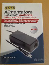 Alimentatore stabilizzato per pc 19Vcc
