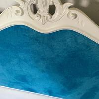 Testiera letto e pouf coordinato