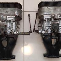 Coppia carburatori Weber doppio corpo 40