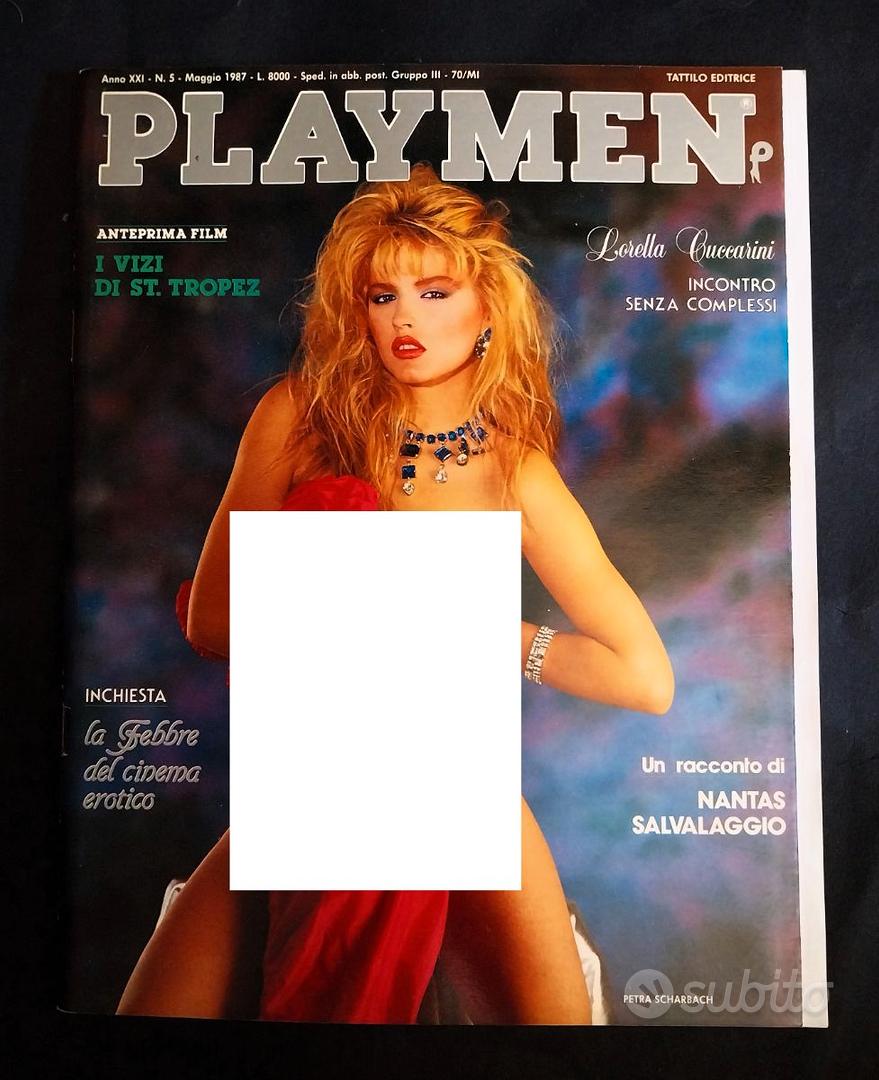 PLAYMEN MAGGIO 1987 PETRA SCHARBACH CUCCARINI - Libri e Riviste In vendita  a Roma