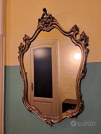 specchio antico dorato