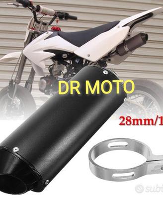 Scarico pit bike ingresso 38-32-28 universale