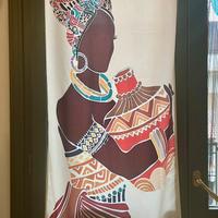 Coppia tende stile afro 1,45x50 cm