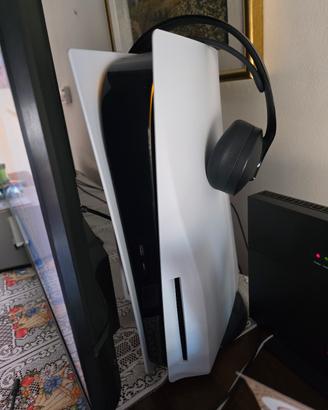 ps5 disco con 2 controller e ssd