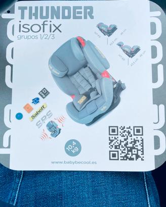 Seggiolino thunder Isofix 9-36 kg! quasi Nuovo! 