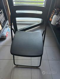 4 sedie pieghevoli ikea