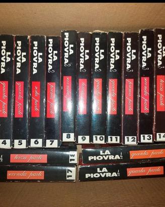 🐙 LOTTO LA PIOVRA 1-7 IN VHS - 35 PEZZI SU 36 🐙