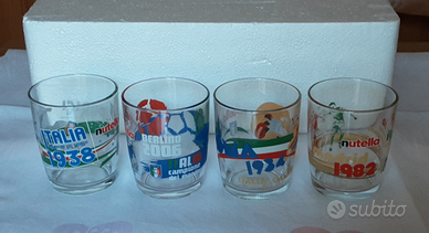 Serie completa bicchieri Nutella da collezione