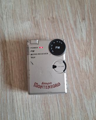 Radio FM Micro Receiver 902F Amaro Montenegro 