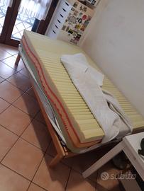 LETTO UNA PIAZZA E MEZZA CON RETE