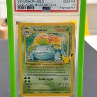 Venusaur psa 10 25Th anniversario ITA