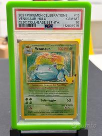 Venusaur psa 10 25Th anniversario ITA