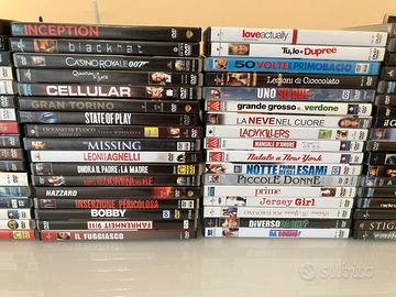 120 DVD vari generi: azione, romantico, commedia..