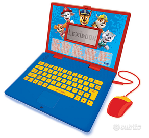 Lexibook Paw Patrol - Laptop educativo bilingue It