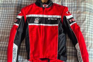Giacca Giubbotto Moto MTech Trex rossa TG 40