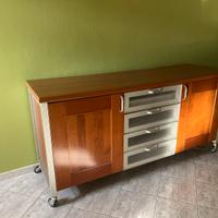 Mobile cucina con ruote