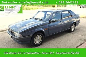 ALFA ROMEO 75 1.6 carburatore +IMPGPL